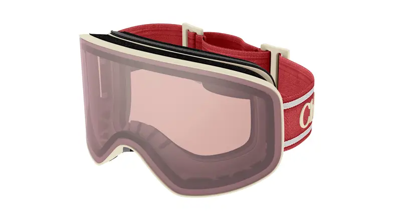 Chloé Donna CH0072S 007 Maschere da sci Iniettato Avorio Rosa Maschera