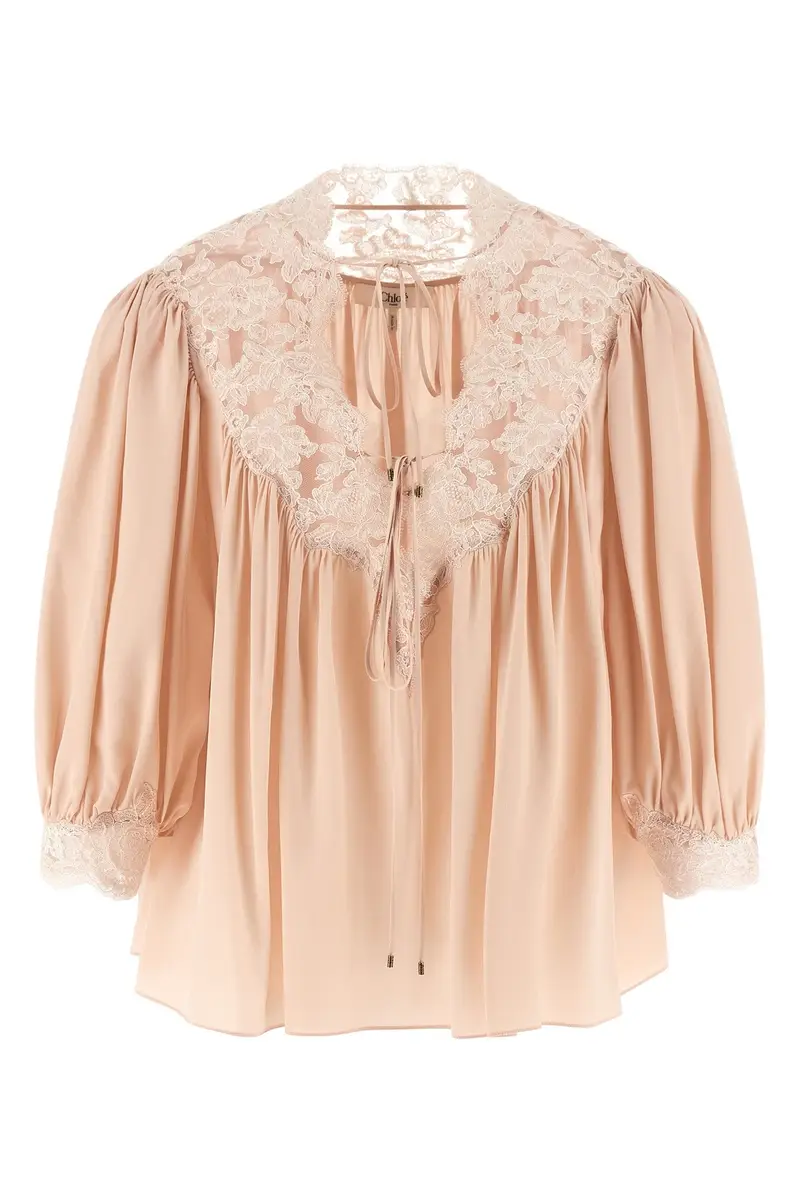 Blusa Pizzo Rosa