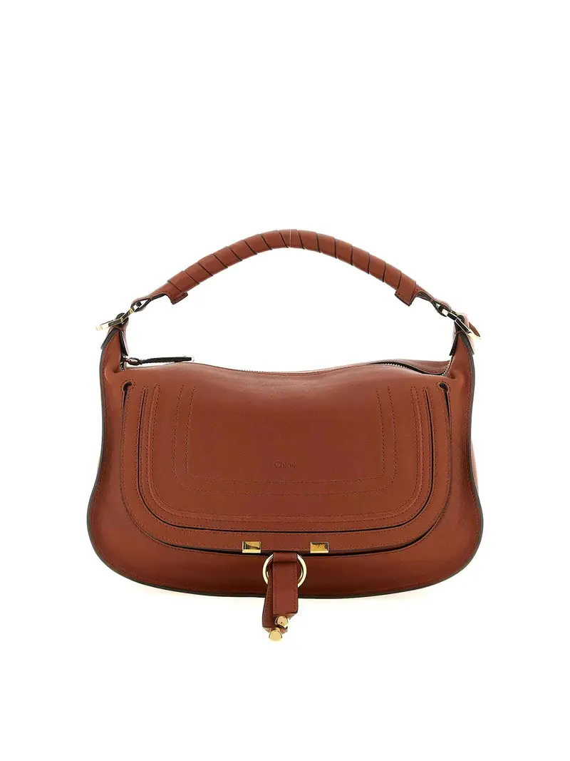 Borsa a tracolla piccola Marrone