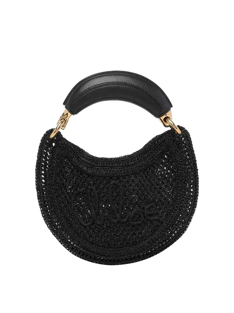 Borsa estiva a banana Nero