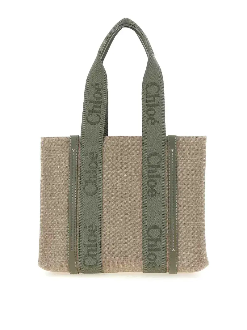 Borsa per la spesa media Verde