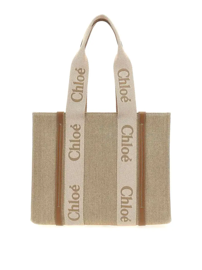 Borsa per la spesa medio legnoso Beige