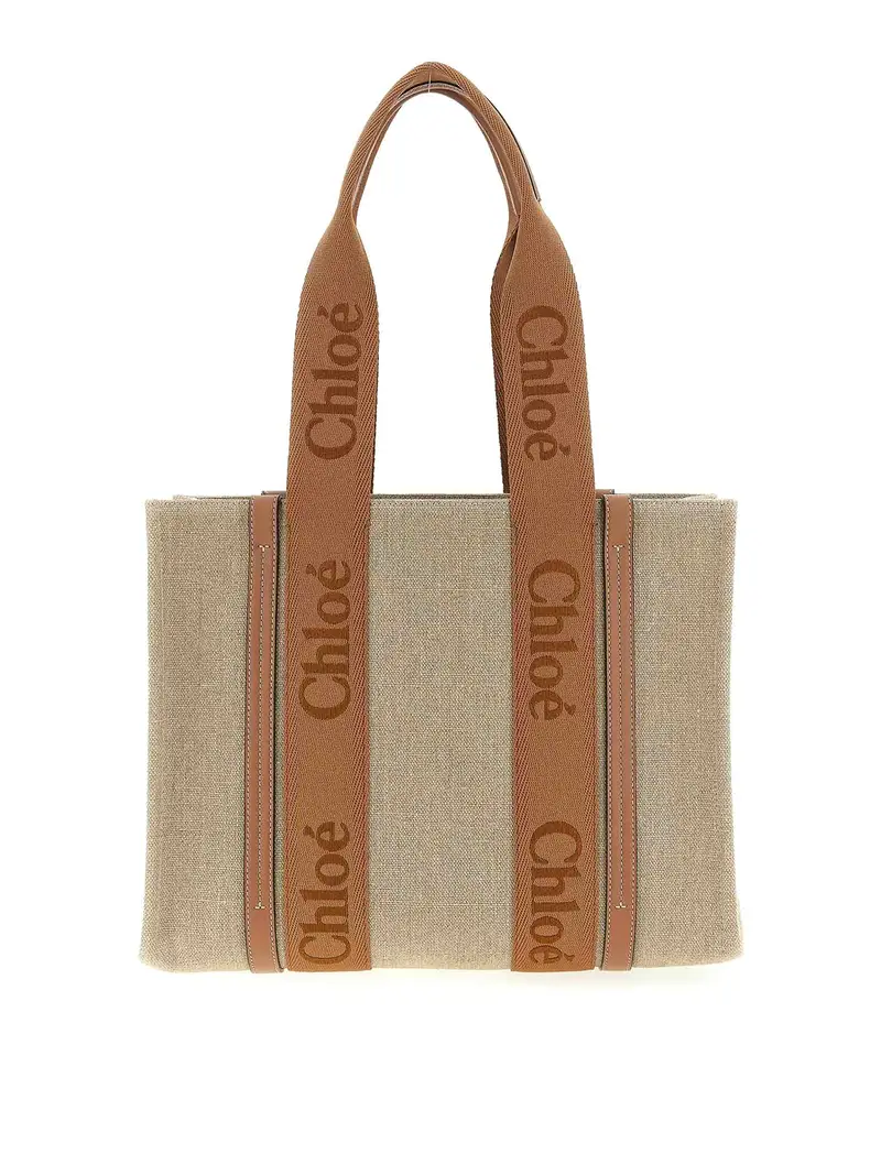 Borsa shopping media Woody Marrone