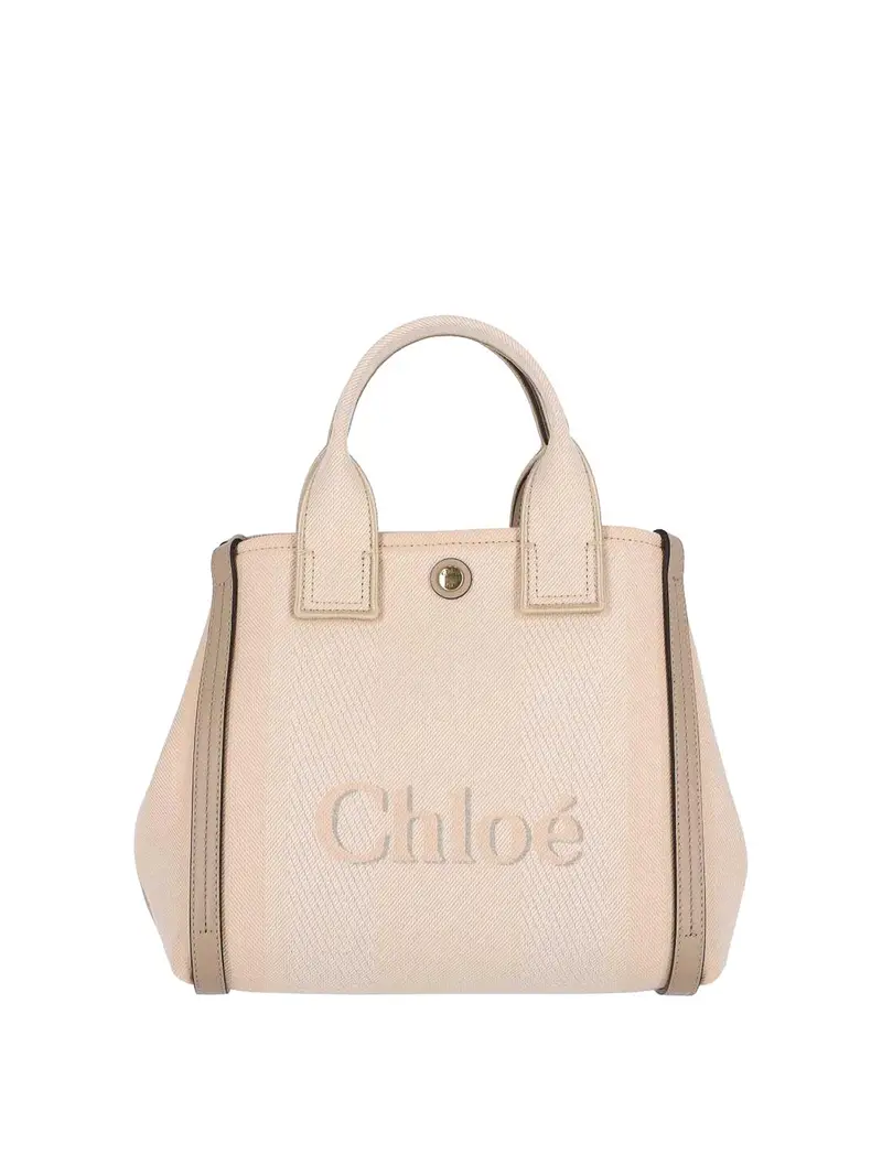 Borsa Tote Piccola Beige