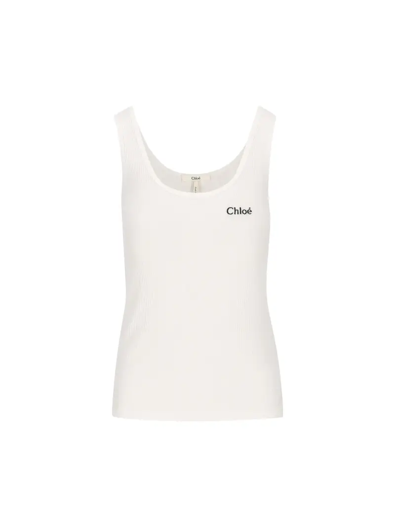 Canotta Con Logo BIANCO