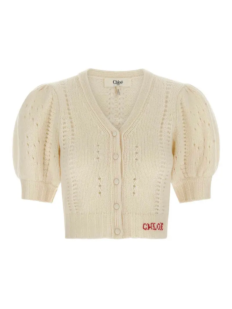 CHLOE' Cardigan Bianco 3855450