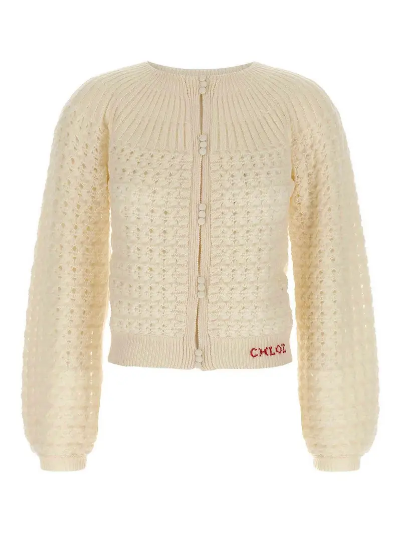CHLOE' Cardigan Bianco 4228374