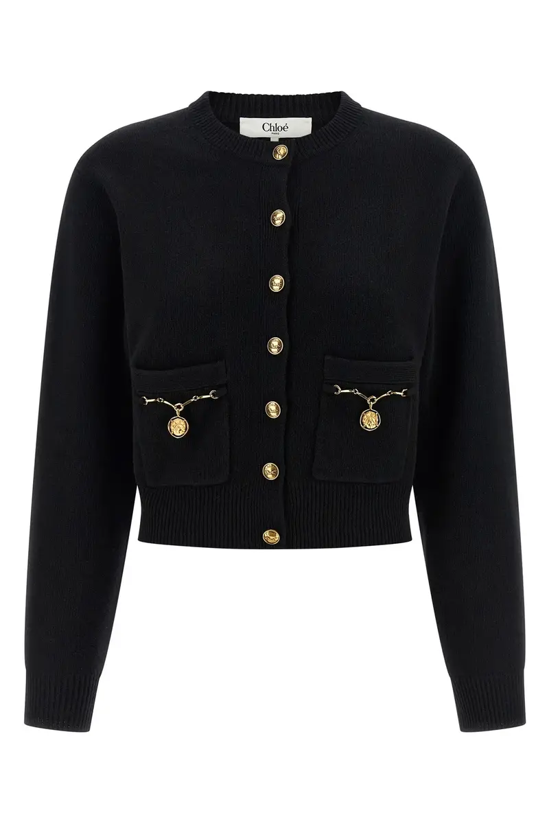 CHLOE' Cardigan Nero 4154279