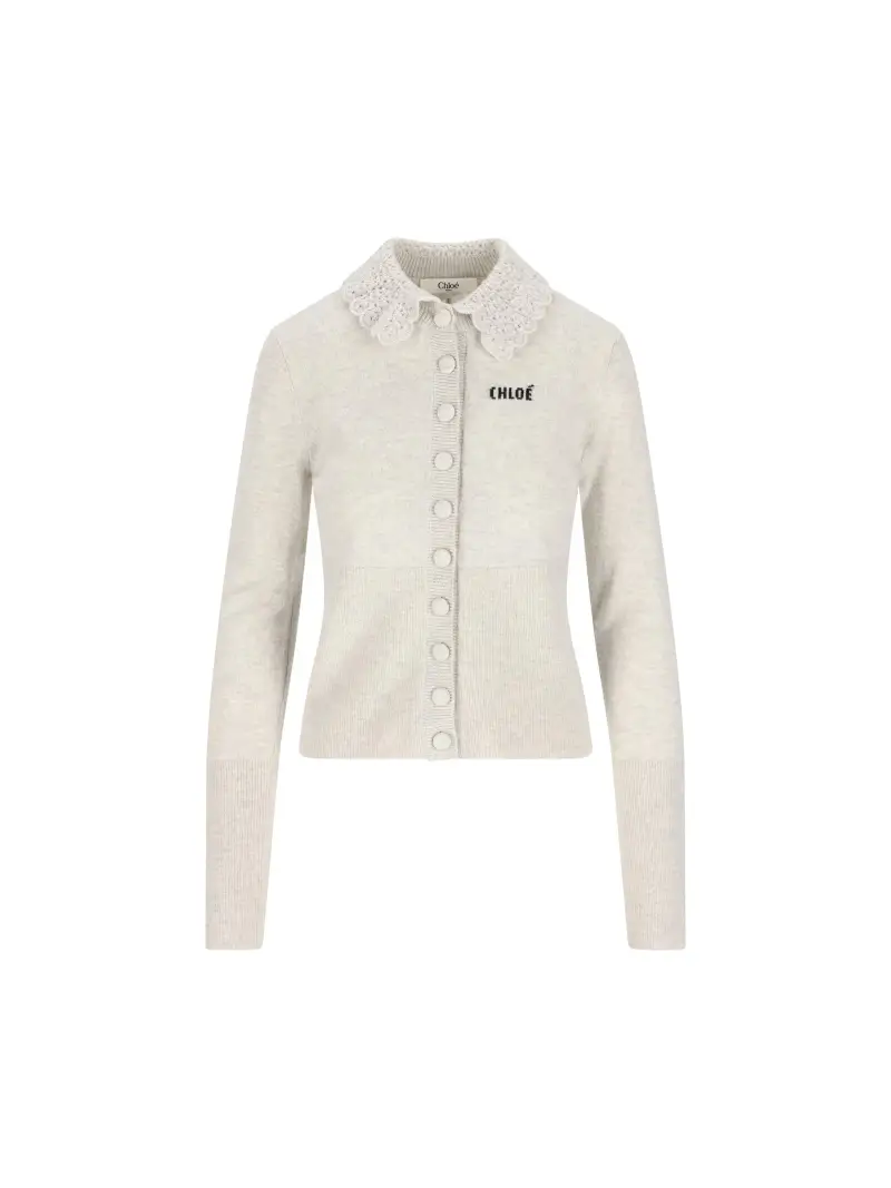 Cardigan in Lana GRIGIO