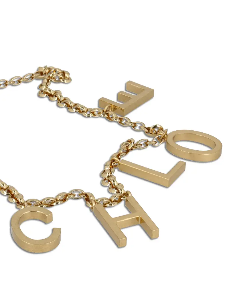 Cintura Gioiello Chloé Letters ORO miniatura 2