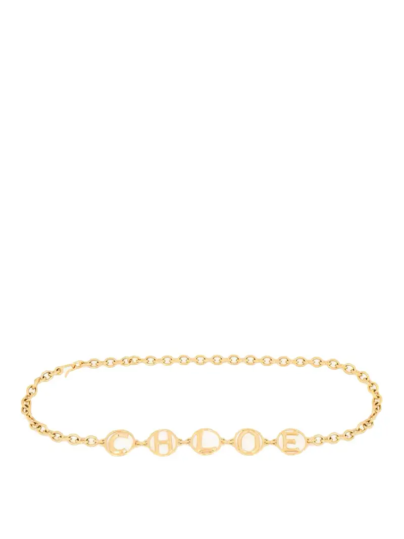 Cintura per gioielli con scritta Oro