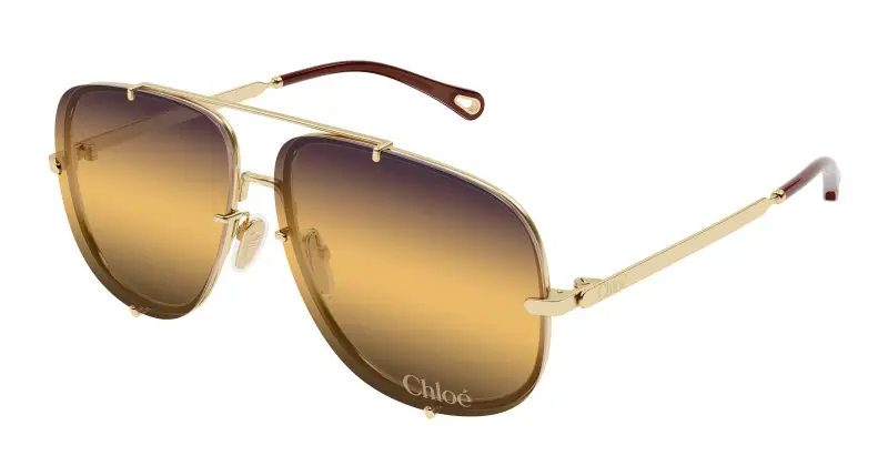 CHLOE' Occhiali da sole Donna Oro 3408349