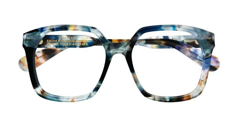 Donna Chloé CH0263O 011 Montature da vista Acetato Grigio Trasparente Squadrata miniatura 2