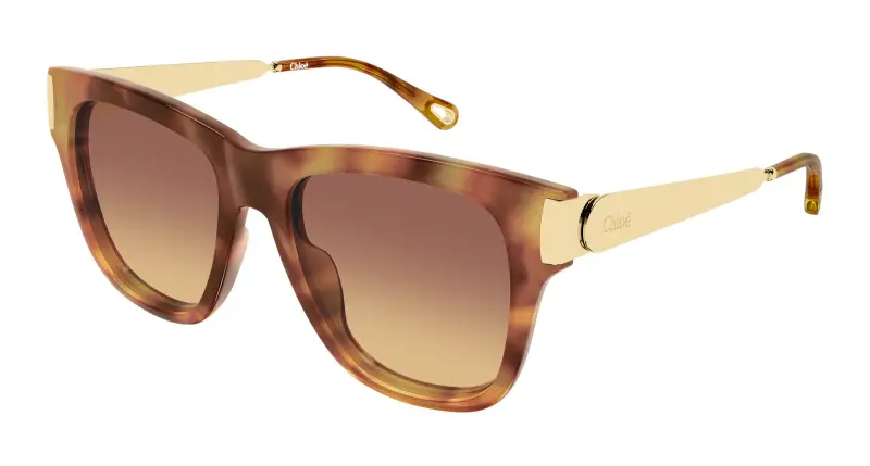 Donna Chloé CH0349S 002 Occhiali da sole Acetato Havana Marrone Cat Eye