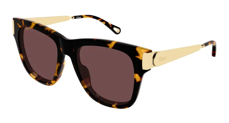 Donna Chloé CH0349S 003 Occhiali da sole Acetato Havana Marrone Cat Eye