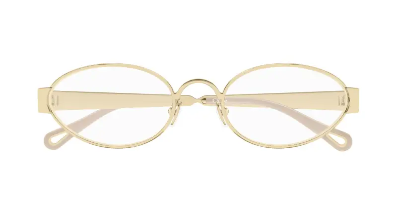 Donna Chloé CH0355O 001 Montature da vista Metallo Oro Trasparente Rotonda miniatura 2