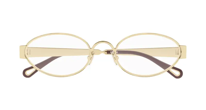 Donna Chloé CH0355O 002 Montature da vista Metallo Oro Trasparente Rotonda miniatura 2