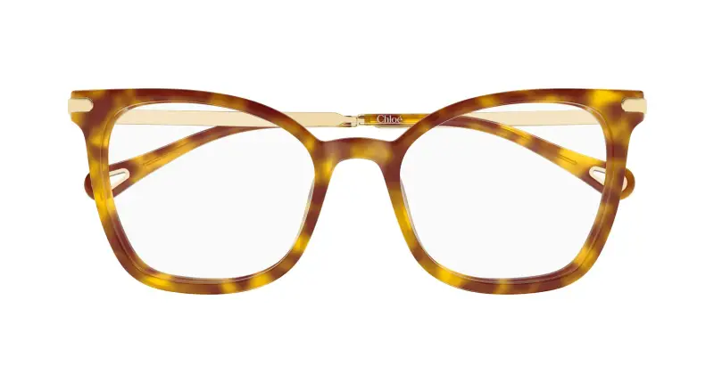 Donna Chloé CH0360O 002 Montature da vista Acetato Havana Trasparente Squadrata miniatura 2