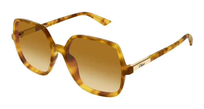 Donna Chloé CH0362S 004 Occhiali da sole Acetato Havana Marrone Geometrica