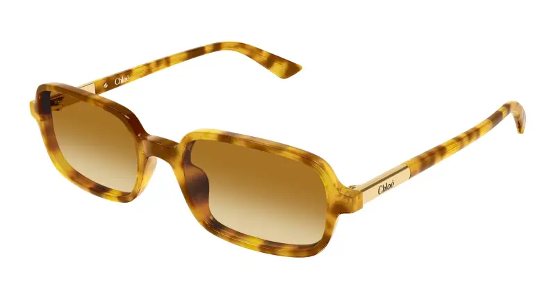 Donna Chloé CH0363S 004 Occhiali da sole Acetato Havana Marrone Squadrata
