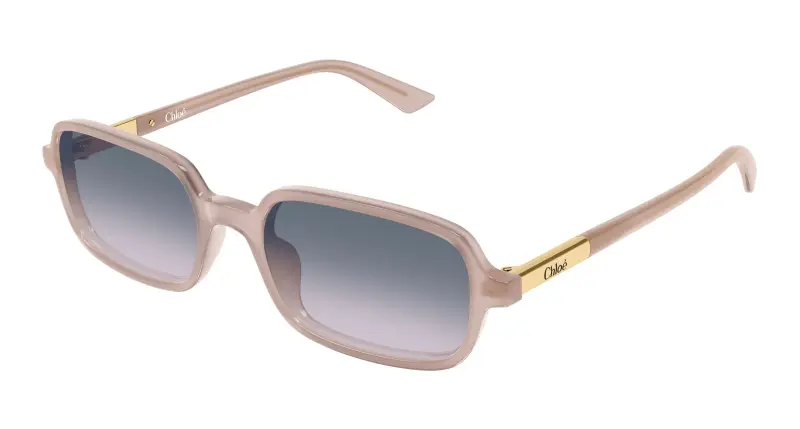 Donna Chloé CH0363S 005 Occhiali da sole Acetato Beige Grigio Squadrata