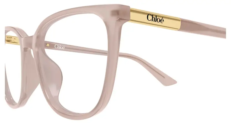 Donna Chloé CH0370OL 004 Montature da vista Acetato Beige Trasparente Cat Eye miniatura 3