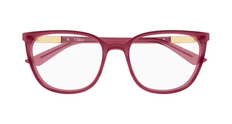Donna Chloé CH0370OL 005 Montature da vista Acetato Fucsia Trasparente Cat Eye miniatura 2