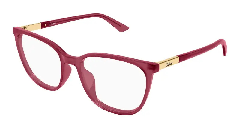 Donna Chloé CH0370OL 005 Montature da vista Acetato Fucsia Trasparente Cat Eye