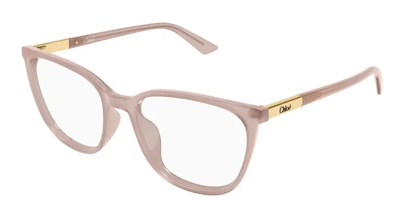 Donna Chloé CH0370OL 009 Montature da vista Acetato Beige Trasparente Cat Eye