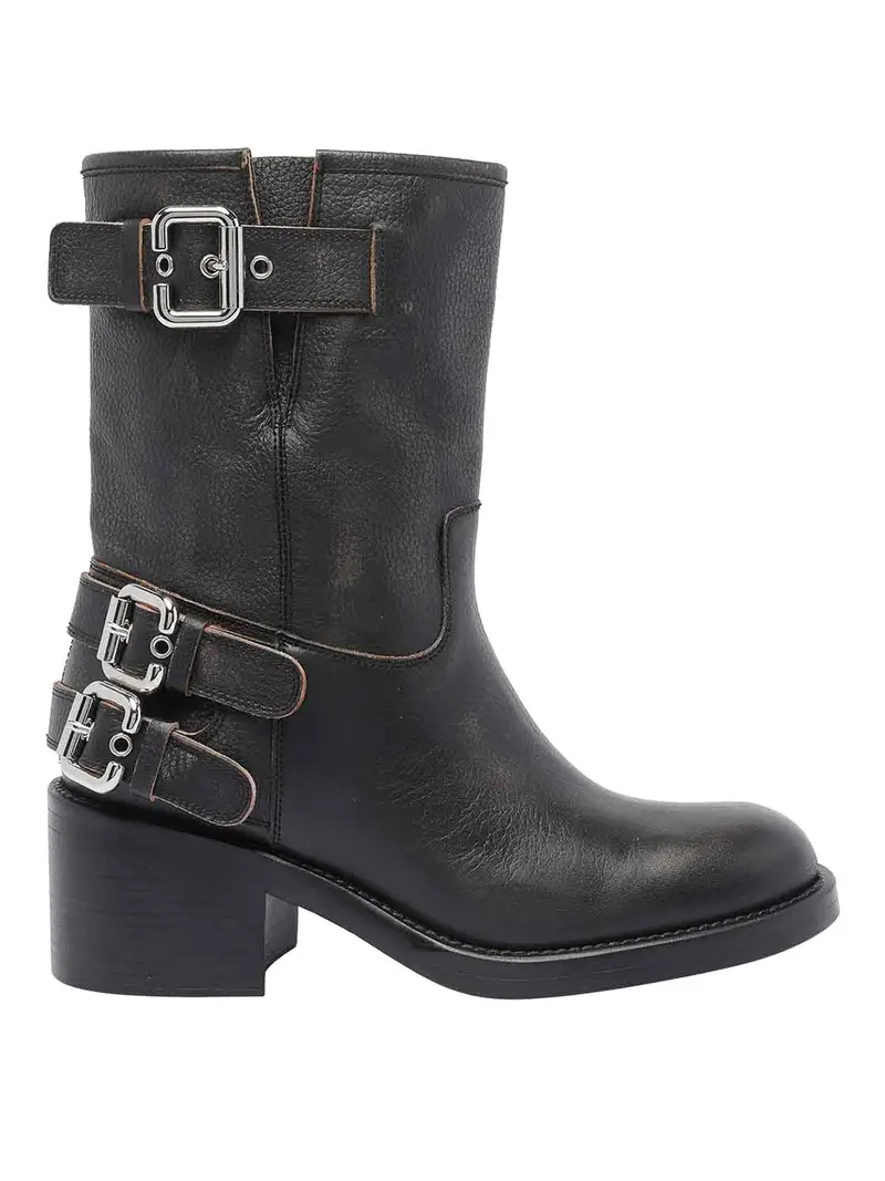 E Black Dakota Booties Nero