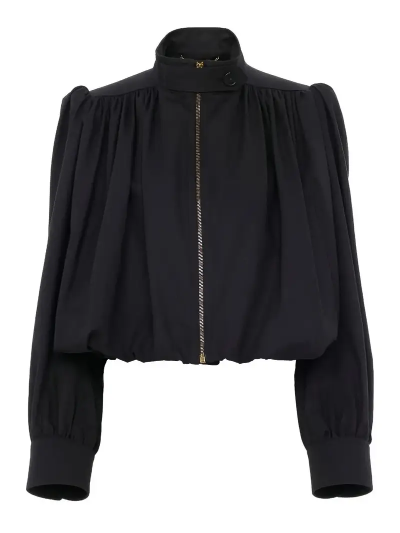 Giacca con cerniera Nero