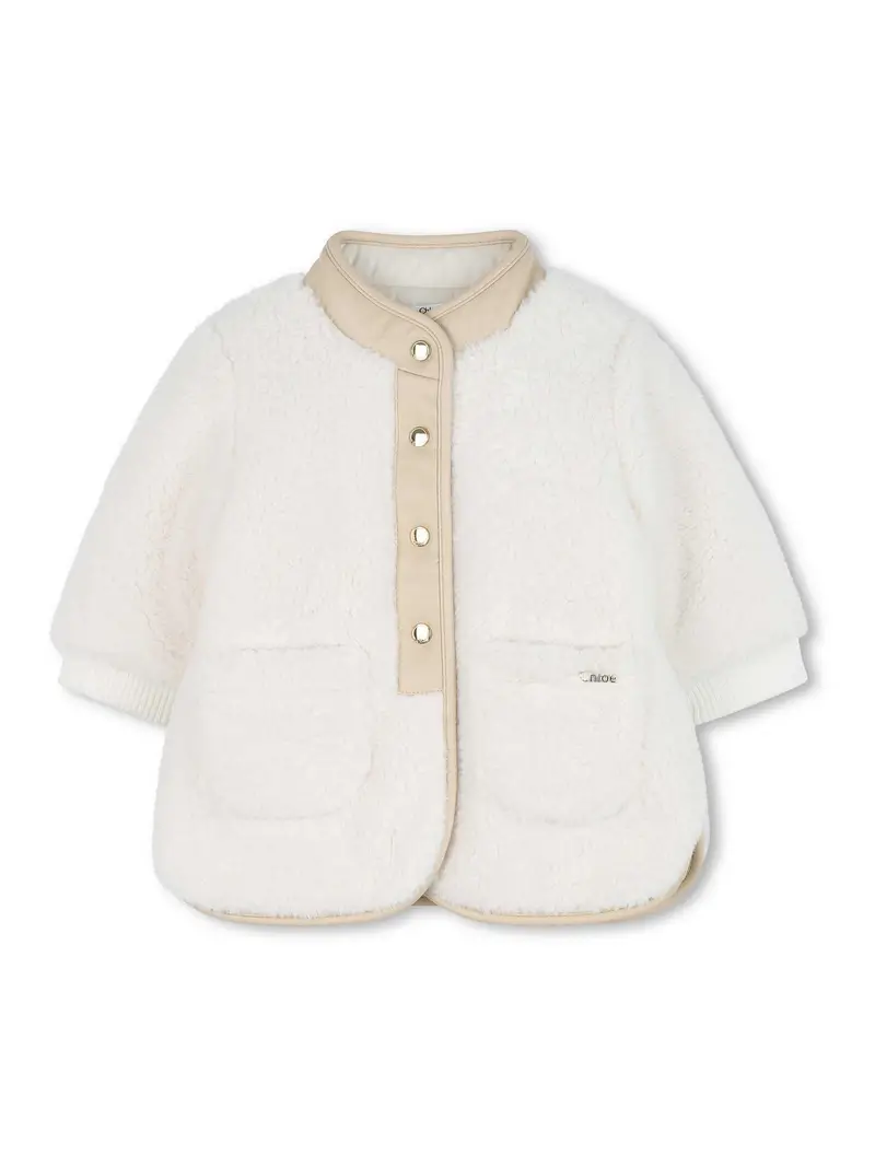 Giacca In Pelliccia Sintetica Bianco