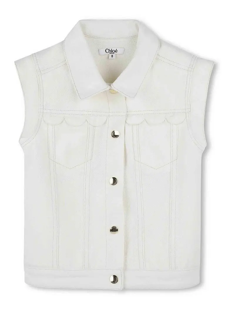 CHLOE' Gilet Bianco 4201827