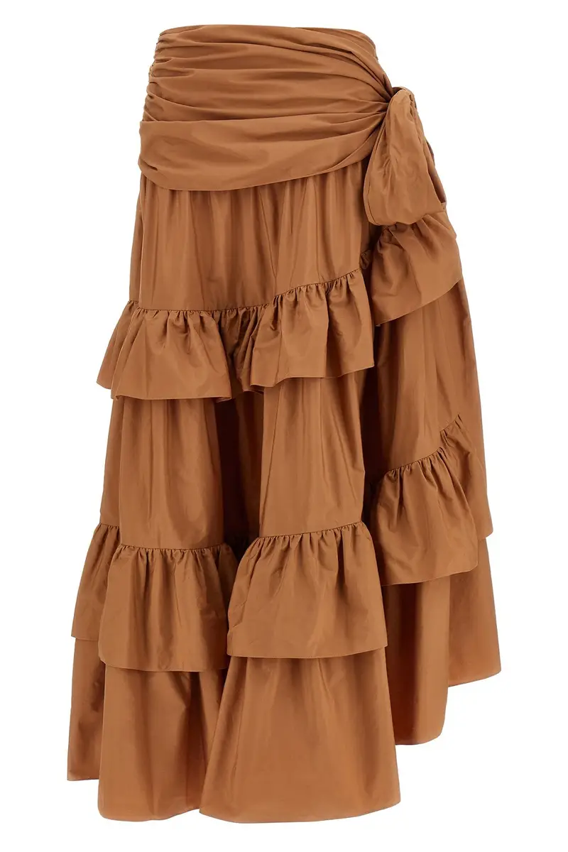 Gonna Balze Volant Rosa