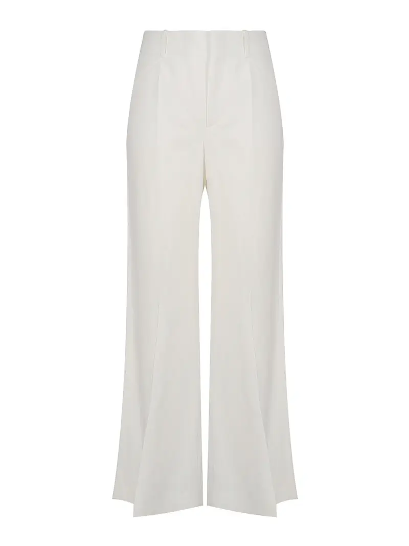 Pantaloni a gamba larga Bianco