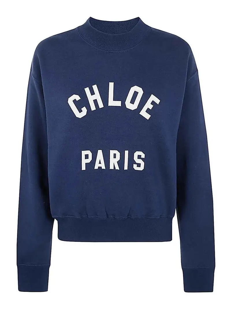 Pullover in cotone di Parigi Blu