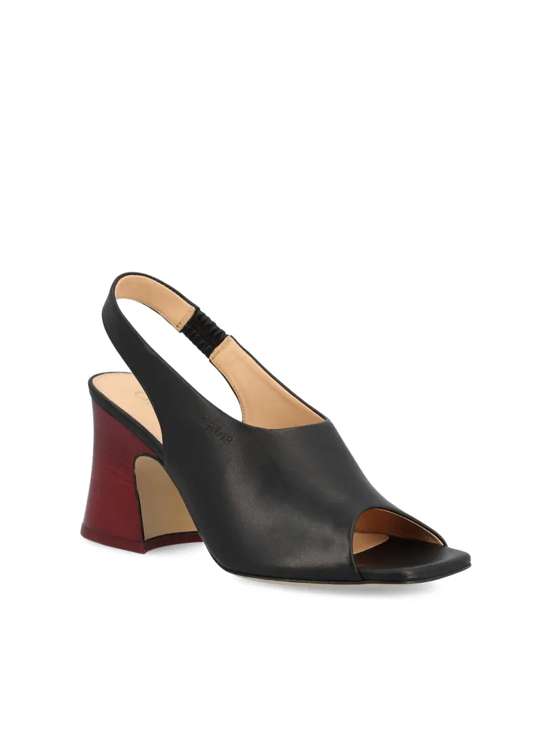 Sandali Con Tacco Janis NERO miniatura 2