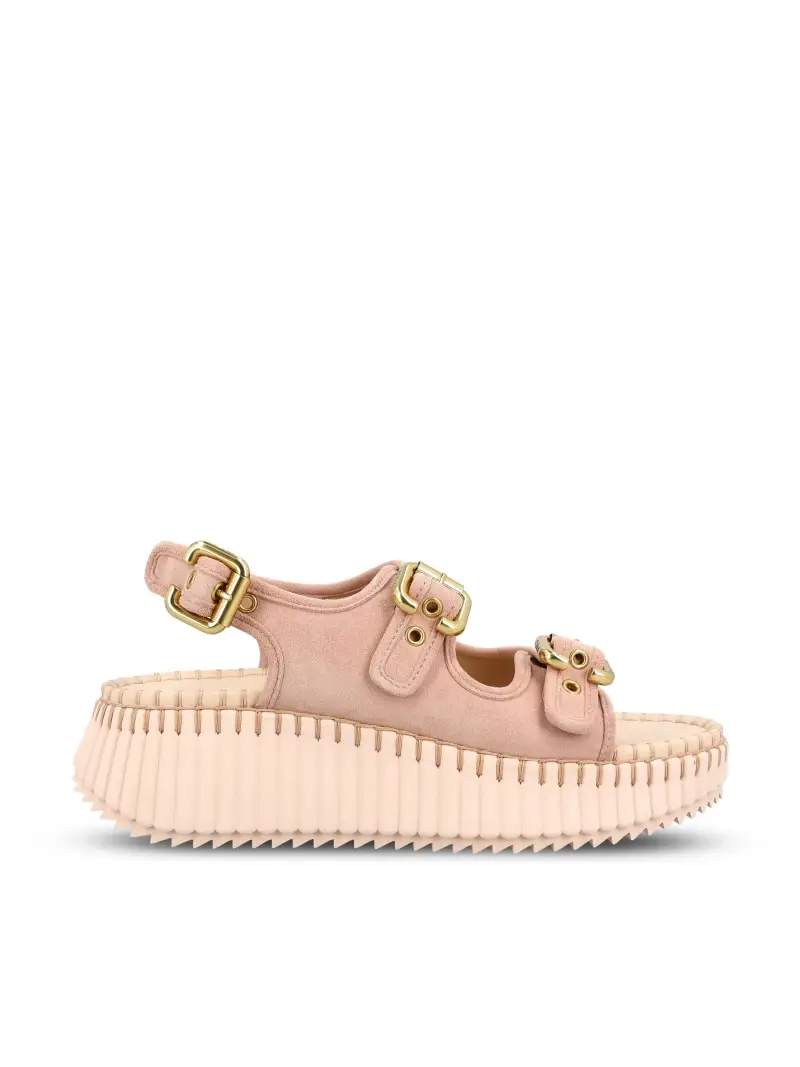 Sandali Con Zeppa Nama ROSA