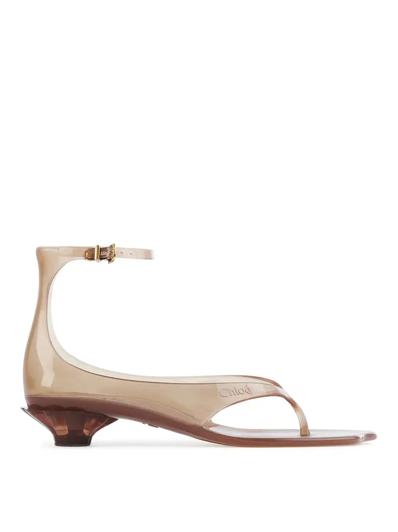 Sandali in gelatina Chloe Marrone