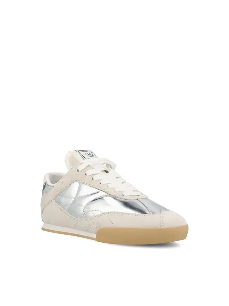 Sneaker Chloé Kick ARGENTO miniatura 2
