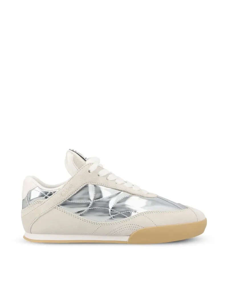 Sneaker Chloé Kick ARGENTO