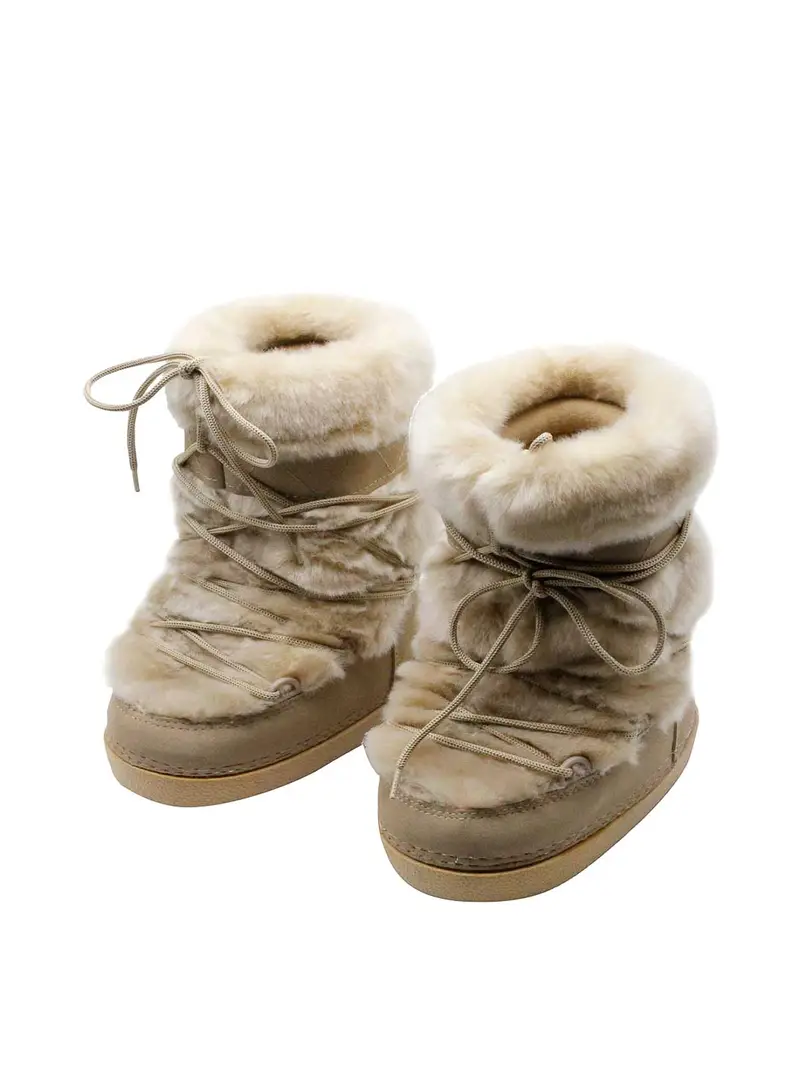 Stivali alla caviglia Beige