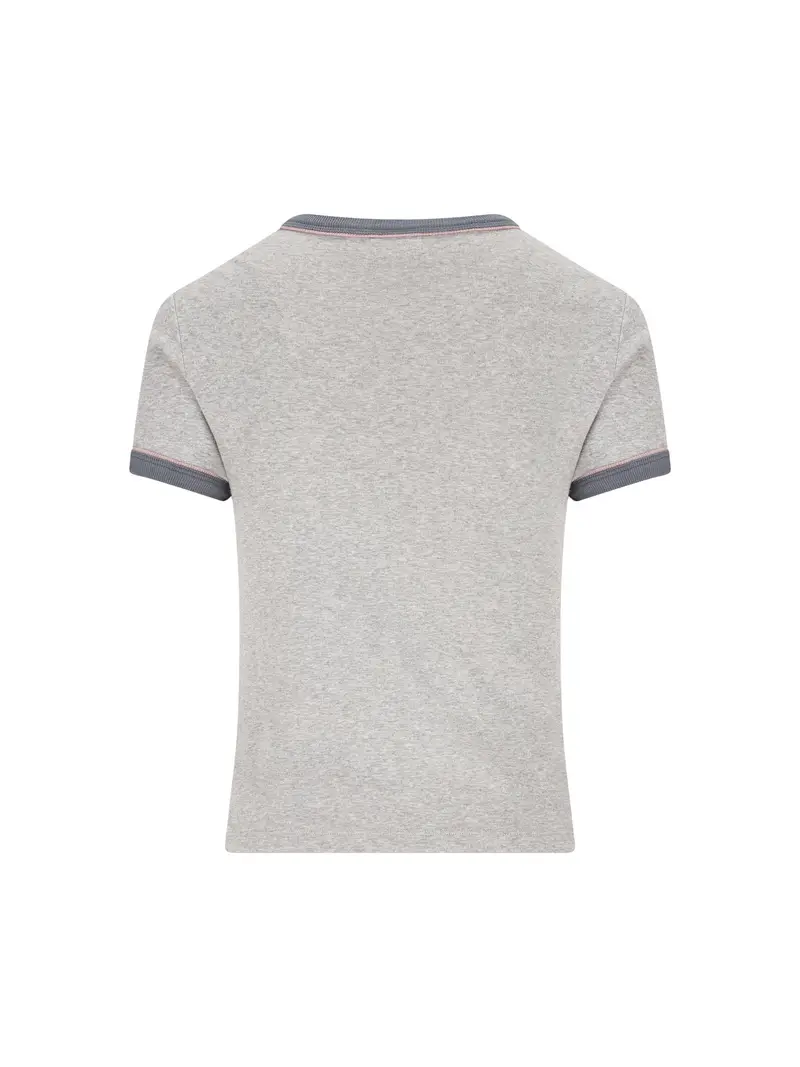 T-shirt Baby Fit Con Logo GRIGIO miniatura 2