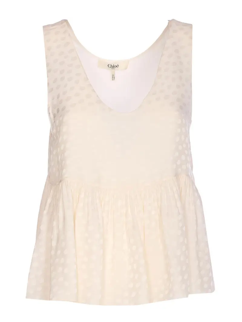 CHLOE' Top Bianco 4228464