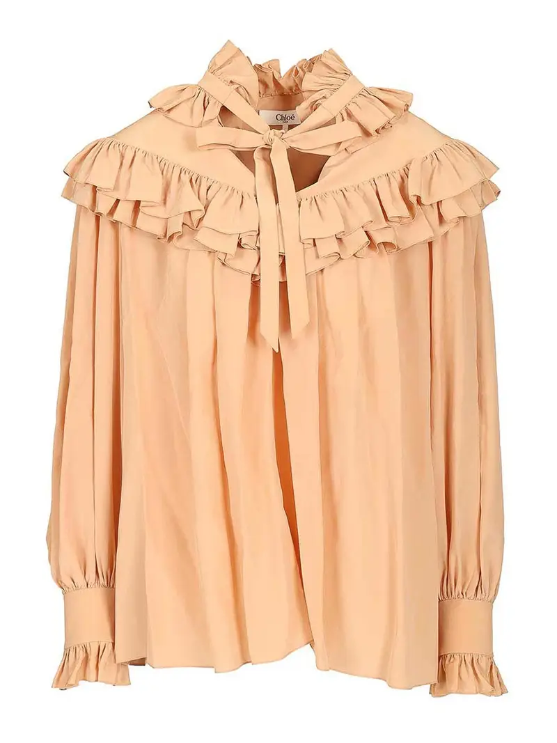 CHLOE' Top Beige 3994304