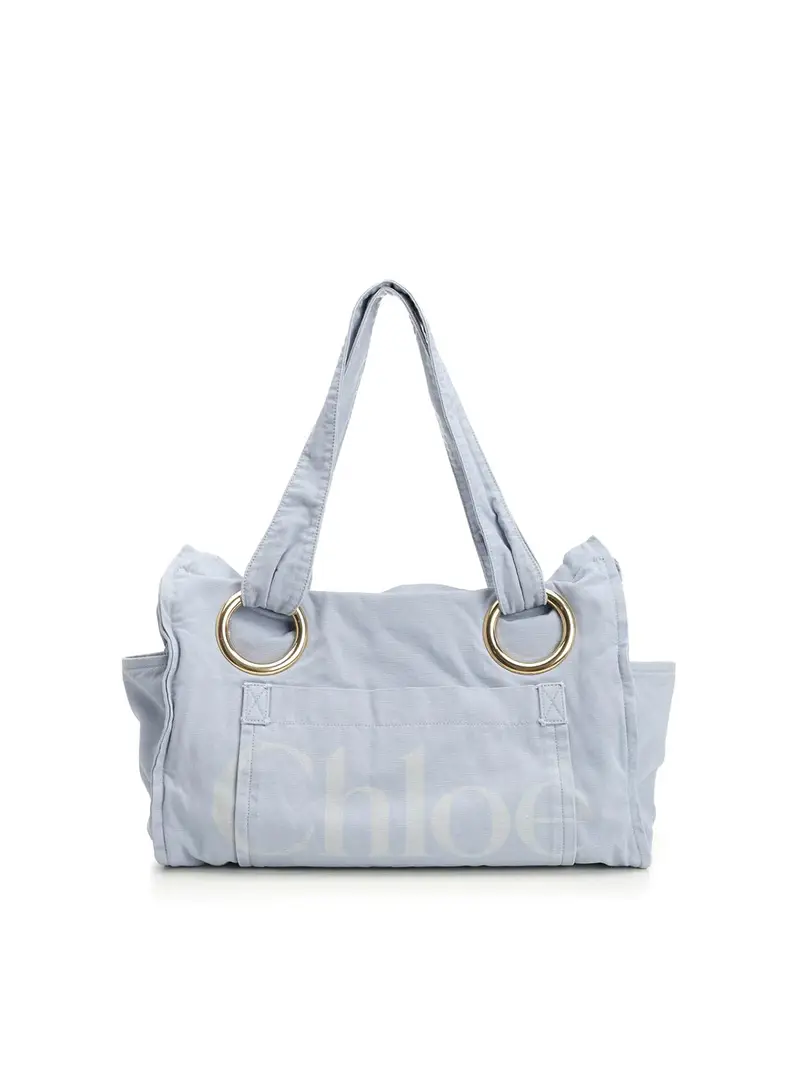 Tote bag chlo plage Azzurro