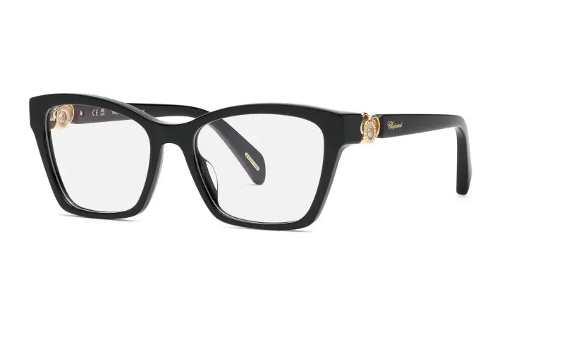 Chopard Montature da vista Donna VCH355S 700 in acetato nero squadrato