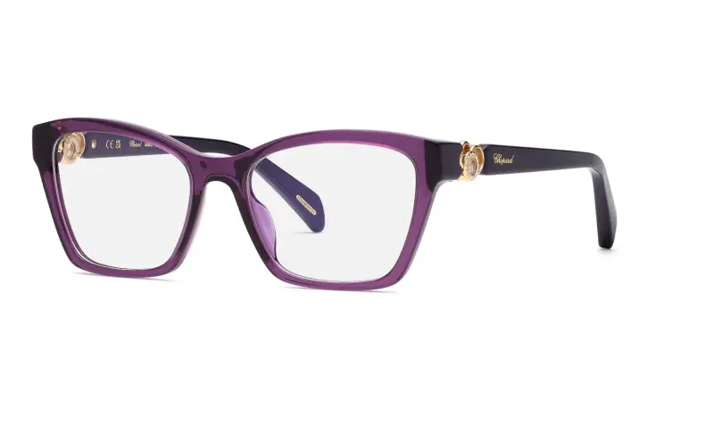 Donna VCH355S 096Z Montature da vista Acetato Viola Squadrata