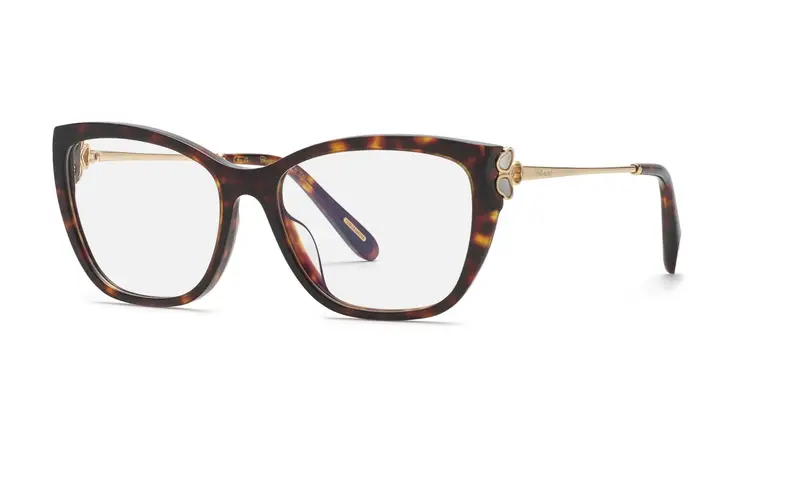 Chopard Donna VCH368V  909 Montature da vista Acetato Havana  Squadrata