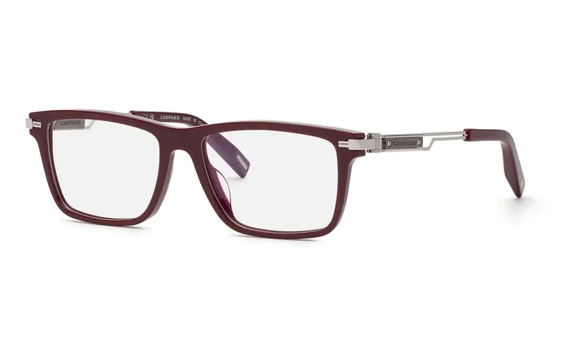 Chopard Uomo VCH357  01CK Montature da vista Acetato Bordeaux  Squadrata